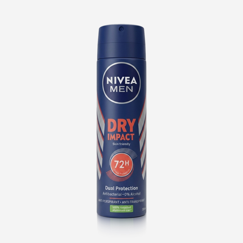اسپری ضد تعریق مردانه نیوآ مدل Dry Impact حجم ۲۰۰ میلی لیتر