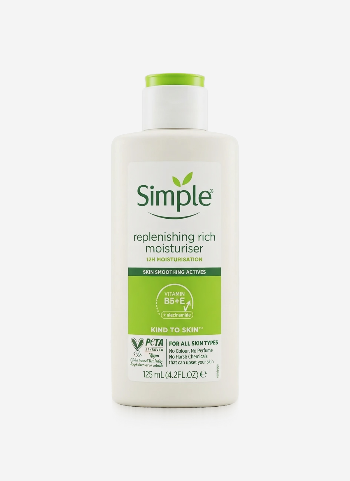 کرم آبرسان سیمپل Simple مدل Replenishing Rich مناسب پوست خشک و حساس حجم 125 میلی‌لیتر
